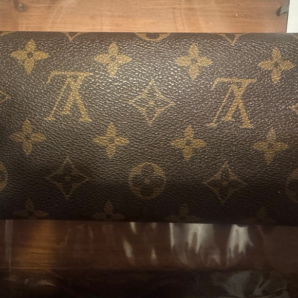 Louis Vuitton Brown Monogram Clutch - VERY USED! Please read the description!